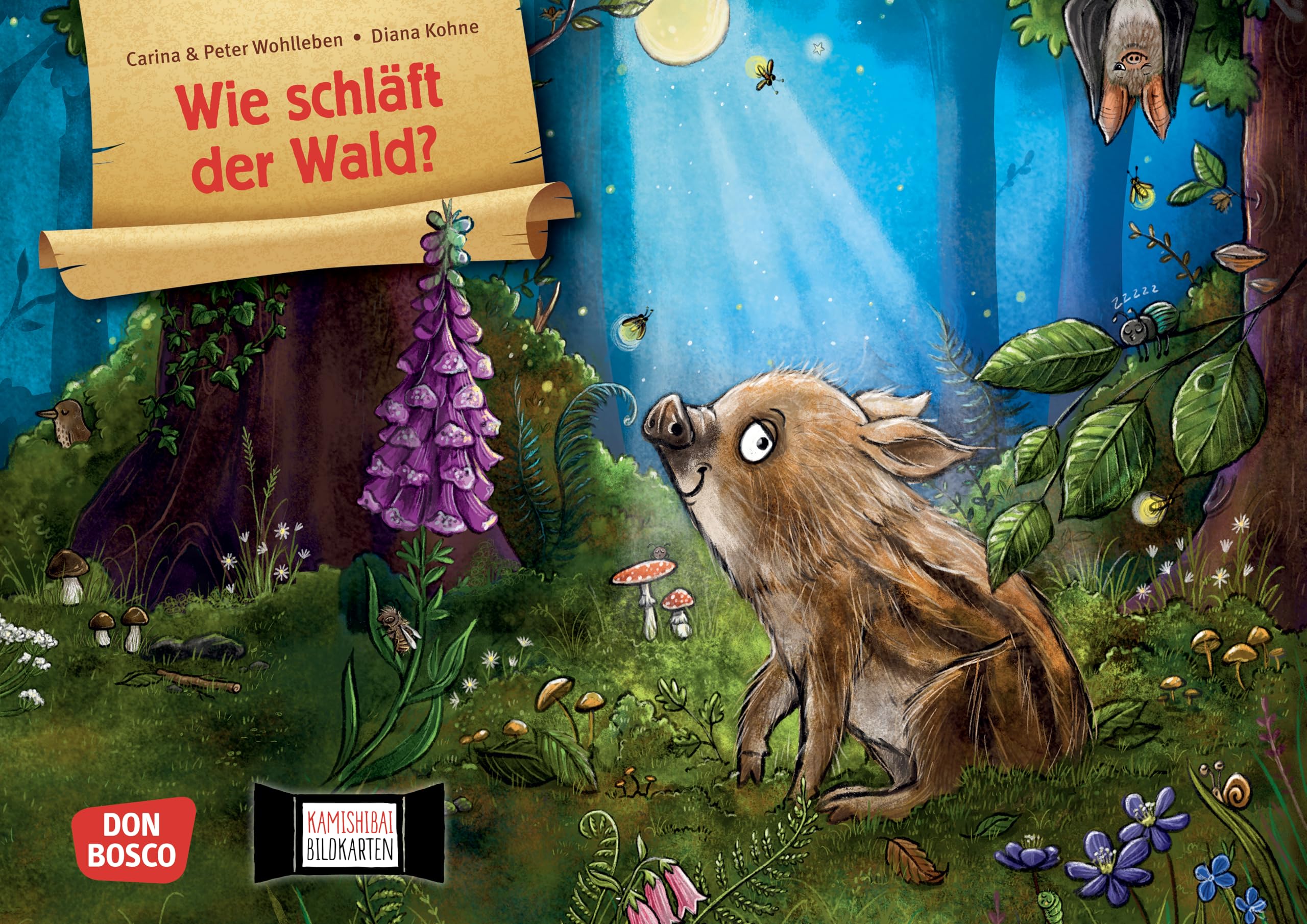 Wie schläft der Wald? Kamishibai Bildkartenset: Entdecken - Erzählen - Begreifen: Bilderbuchgeschichten. Wie Tiere des Waldes schlafen gehen: eine Naturgeschichte für das Erzähltheater