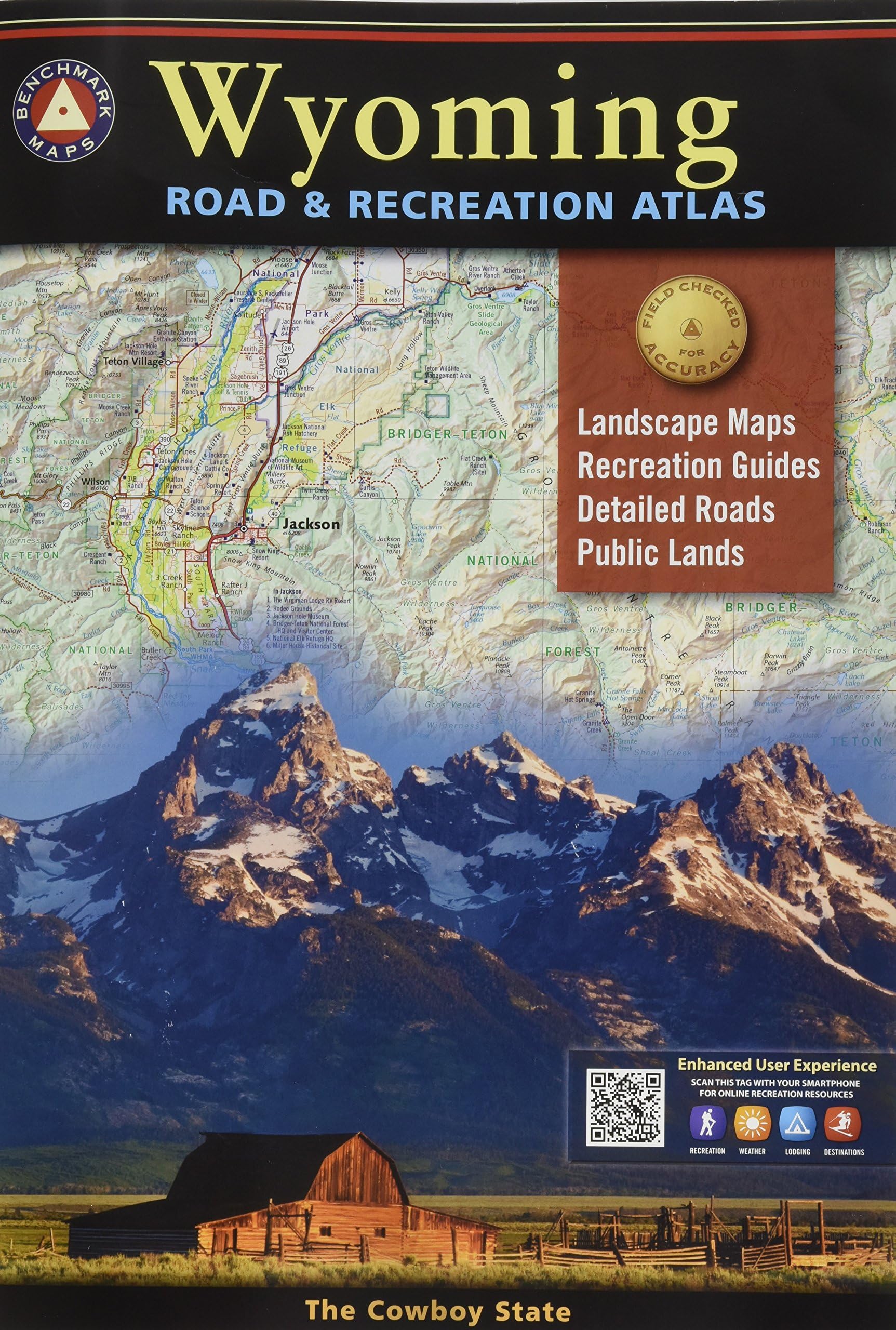 Wyoming Road & Recreation Atlas (Benchmark Recreation Atlases)