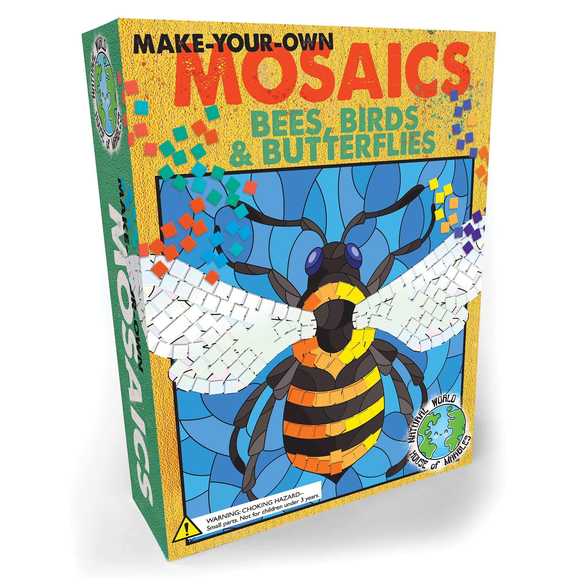 House of Marbles Mosaic Art Bees, Birds & Butterflies