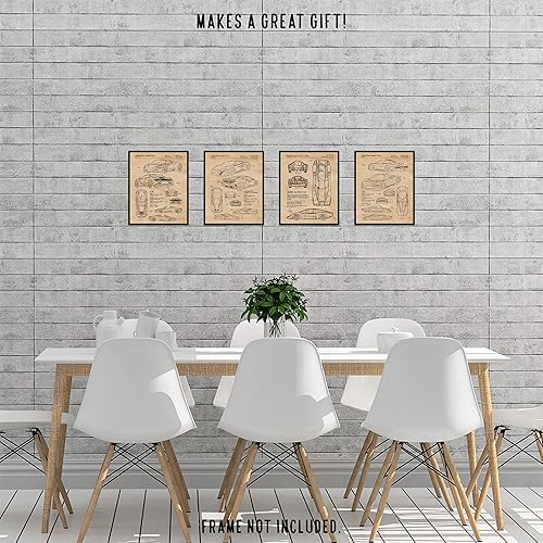 Miniatura 6 de Estampados clásicos de patentes de McLaren Auto, 4 fotos sin marco, decoración artística de pared para el hogar, oficina, equipo, garaje, tienda,