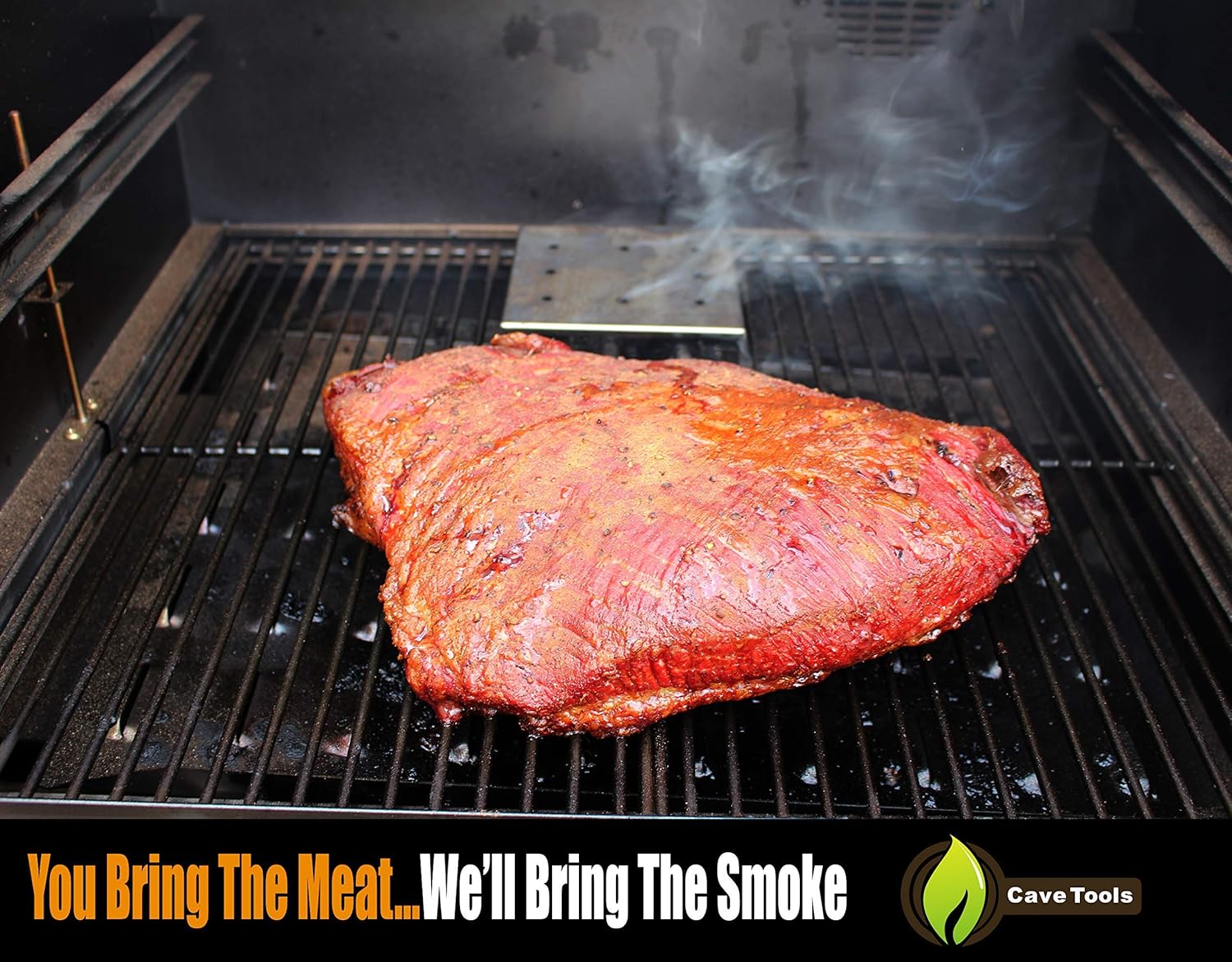 Cave Tools Smoker Box Compact + Vegetable Grill Basket : Patio, Lawn & Garden