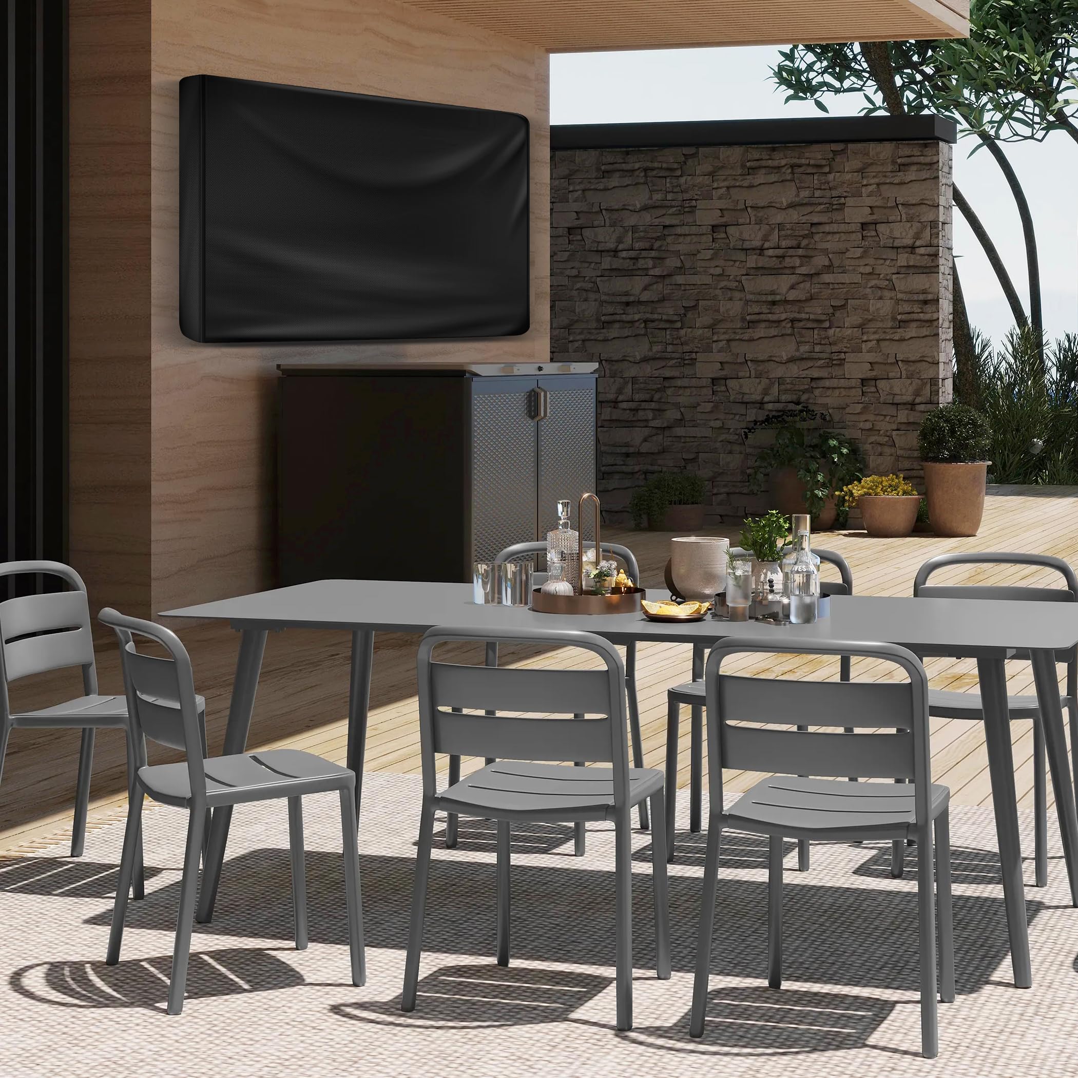 Housse De Protection Pour Téléviseur D'extérieur, 40-42 Pouces