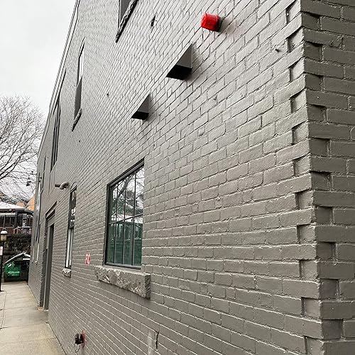 Miniatura 3 de Vent Works - Tapa de ventilación de pared de 4 pulgadas, acero galvanizado con amortiguador y pantalla, tapas de metal con capucha resistentes para