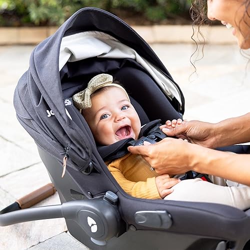 Miniatura 6 de Joie Mint Latch - Asiento infantil de automóvil sin base Ligera, conectores de pestillo rígido integrados y protección contra impactos laterales,