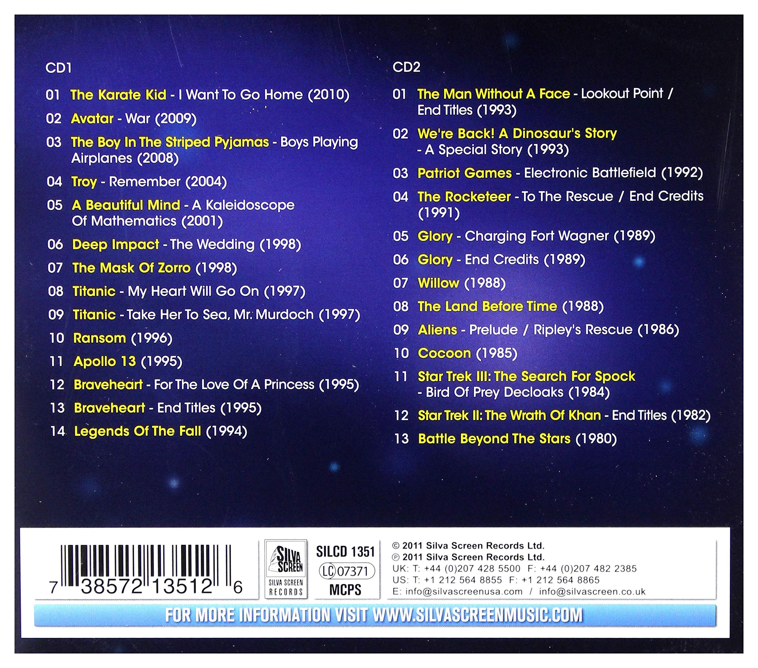 Music of James Horner