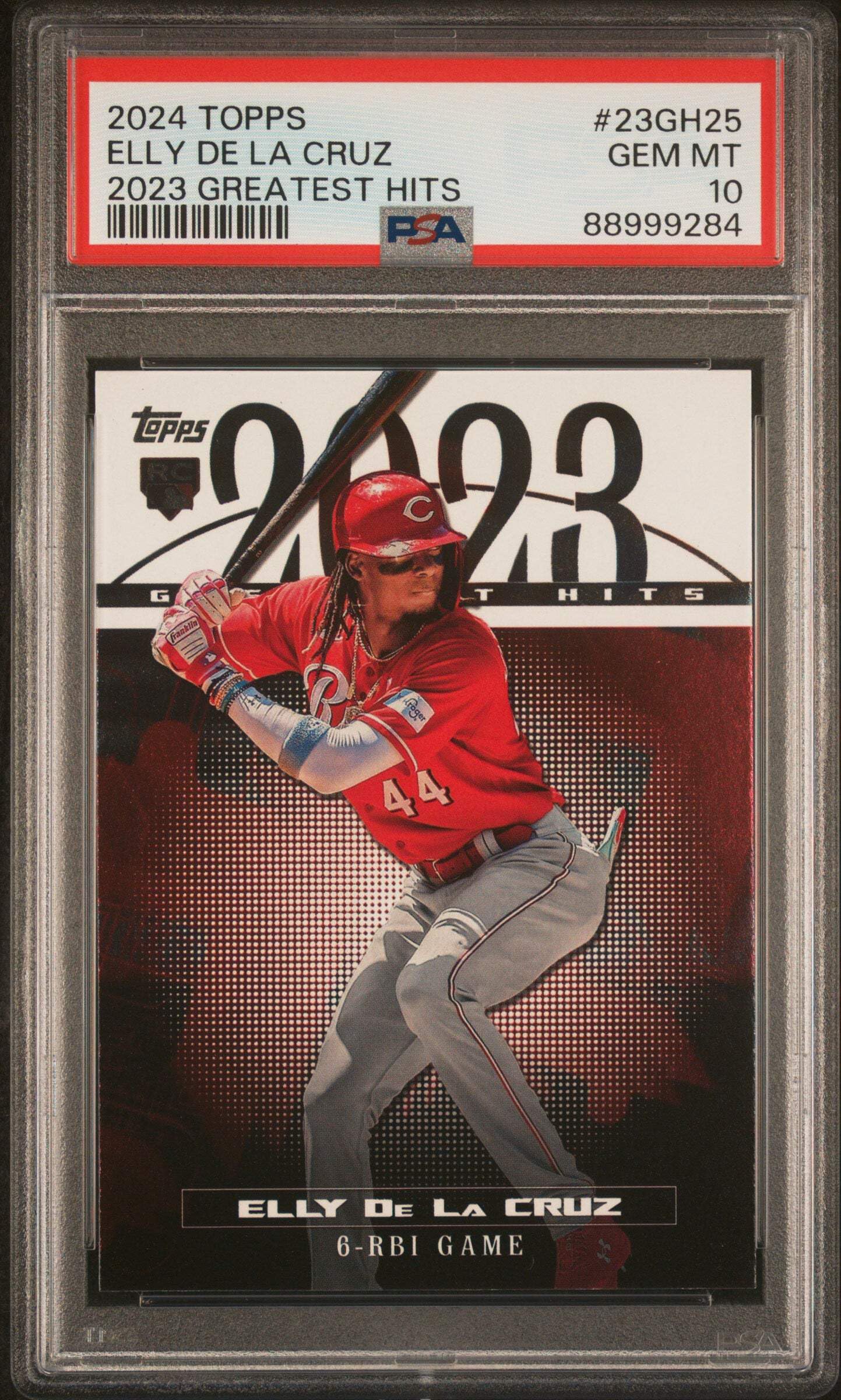 Amazon.com: Graded 2024 Topps Elly De La Cruz #23GH25 2023 