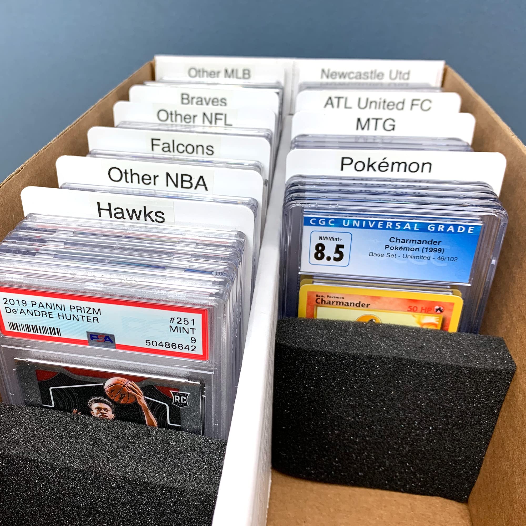 card dividers pokemon Amazon.com : BCW Graded Trading Card Dividers - 10 ct | Archival Quality,  Write-On Index Tab, 3 1/4 X 5 11/16 Inches | Fits Graded Shoe Boxes and  Super Vault Boxes