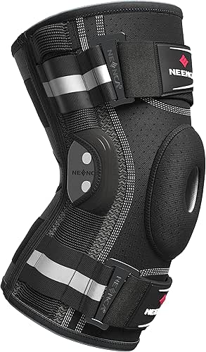 NEENCA Professional Knee Brace for Knee Pain, Adjustable Hinged Knee