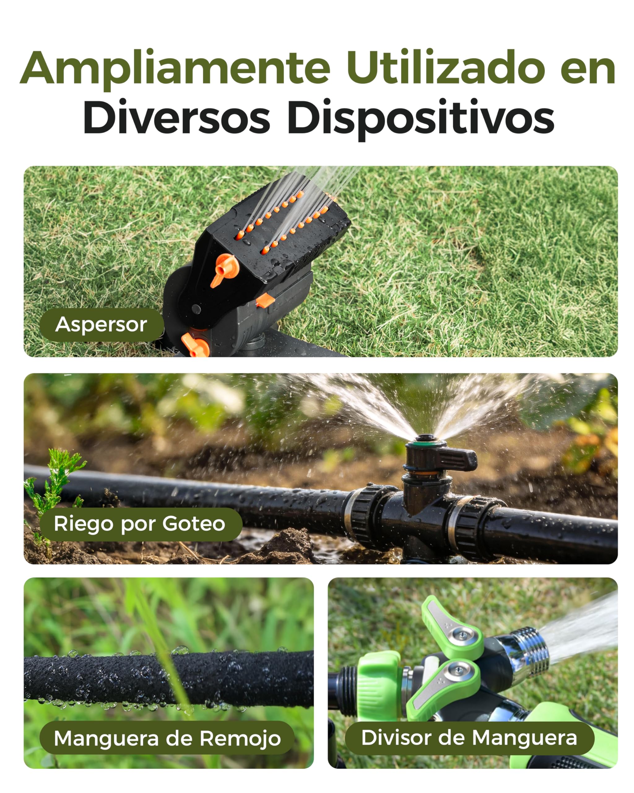 Diivoo Programador Riego con Entrada y Salida de Latón, Temporizador Riego Automatico con Impermeable IP66, Retraso por Lluvia, Riego Manual, Programador de Riego a Pilas para Jardín, Césped