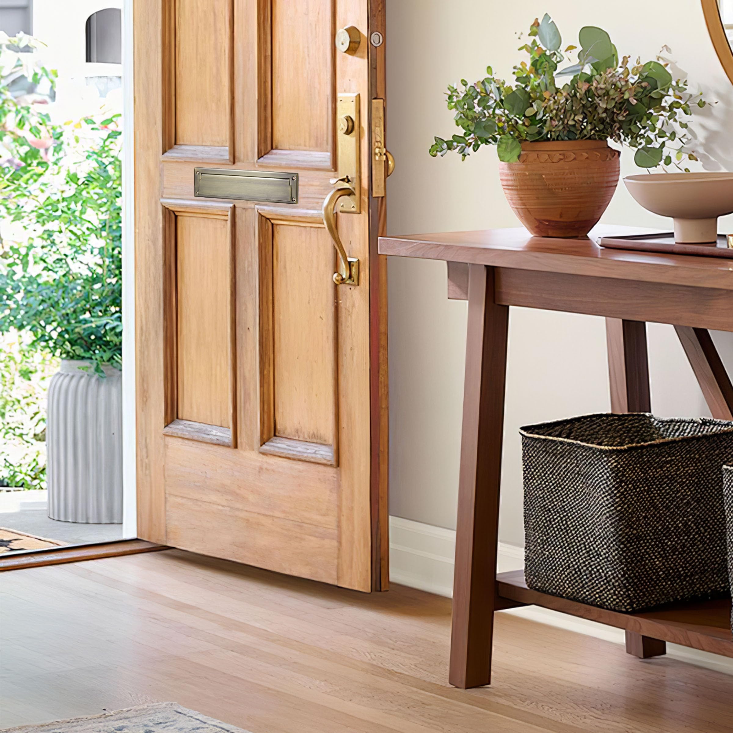 KHTUMEWARE-DMS Antique Brass Mail Slots in Antique Brass — KHTUMEWARE