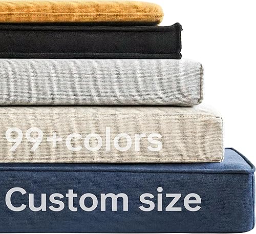 GZSQCJJ Cojines de banco de tamaño personalizado, cojines de sofá, cojines para alféizar de ventana, varias formas, dureza personalizada, adecuados