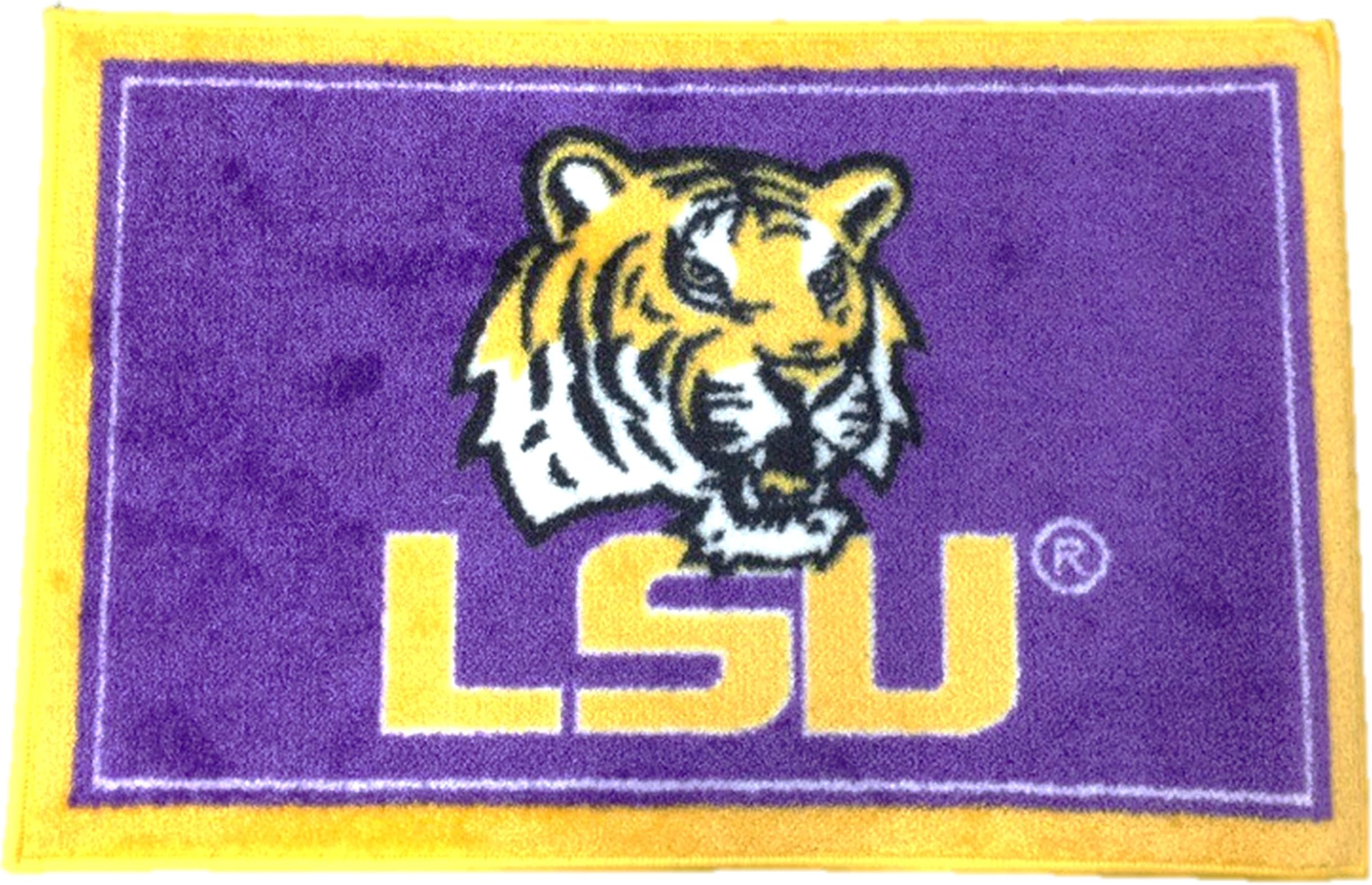 LSU Tigers NCAA Bathroom Novelty Rug