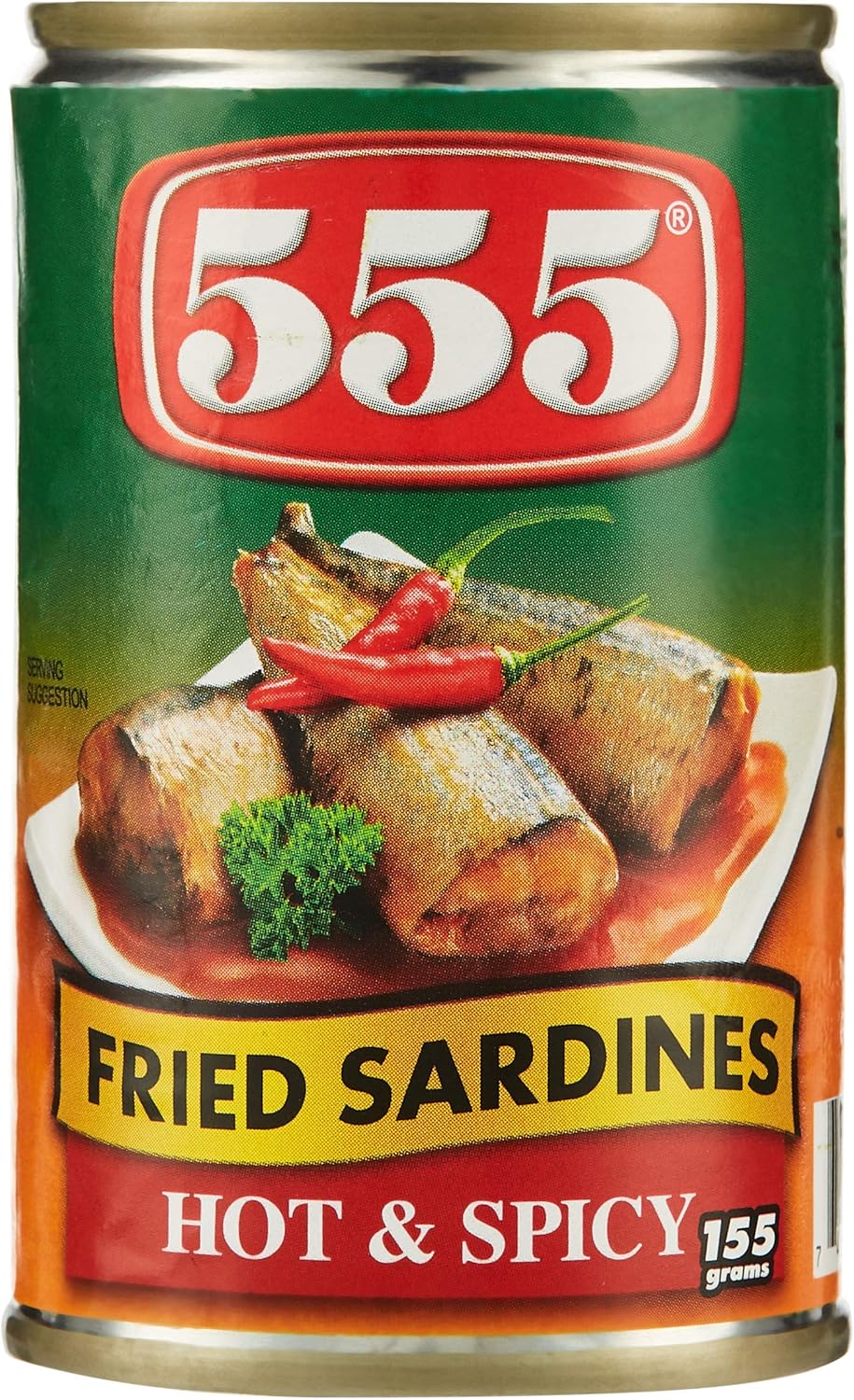 555 Fried Sardines in Hot n Spicy Sauce 155g. Amazon.co.uk Grocery