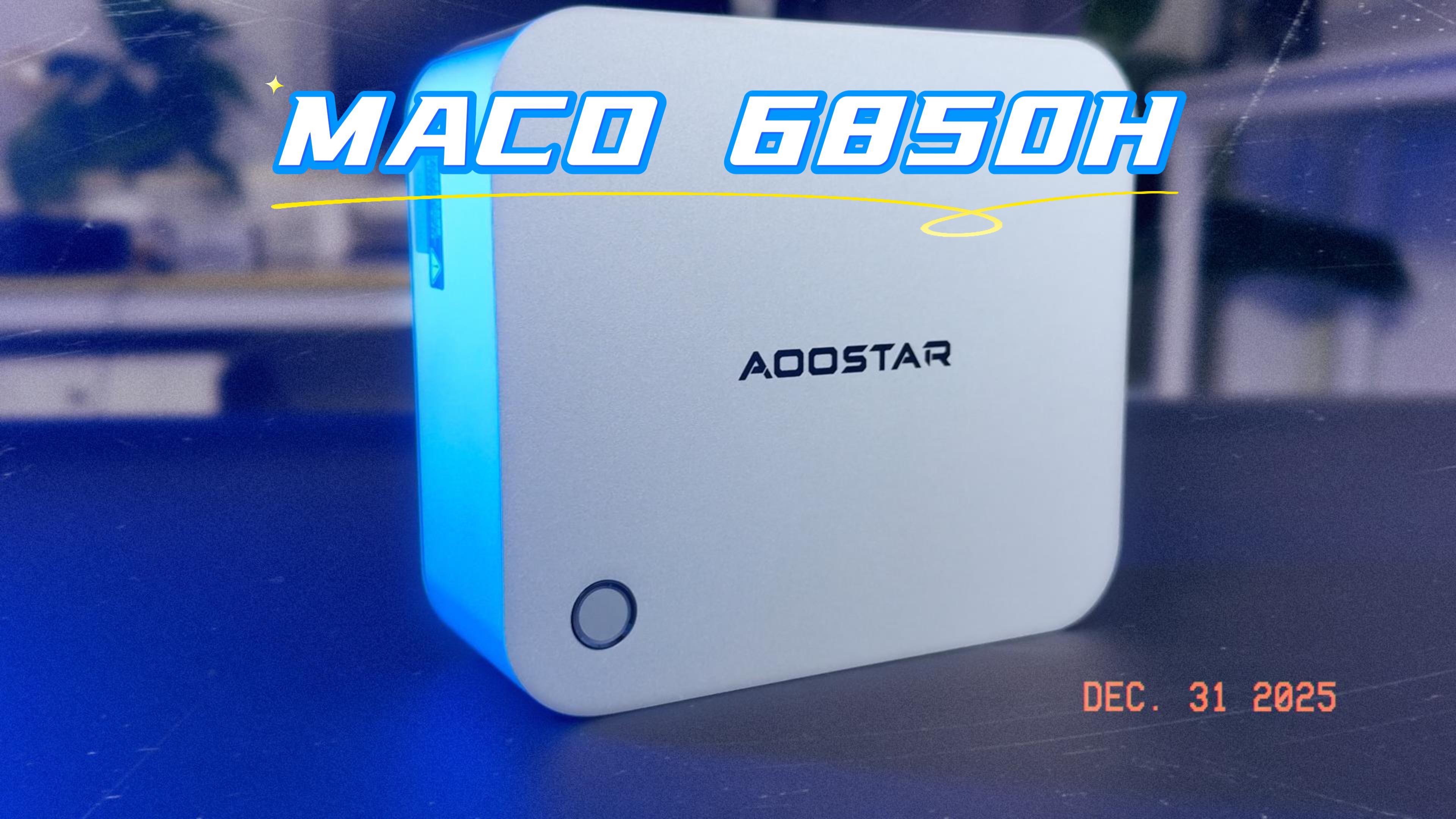 Amazon.com: AOOSTAR MACO Mini PC, AMD R7 Pro 6850H Mini Computer
