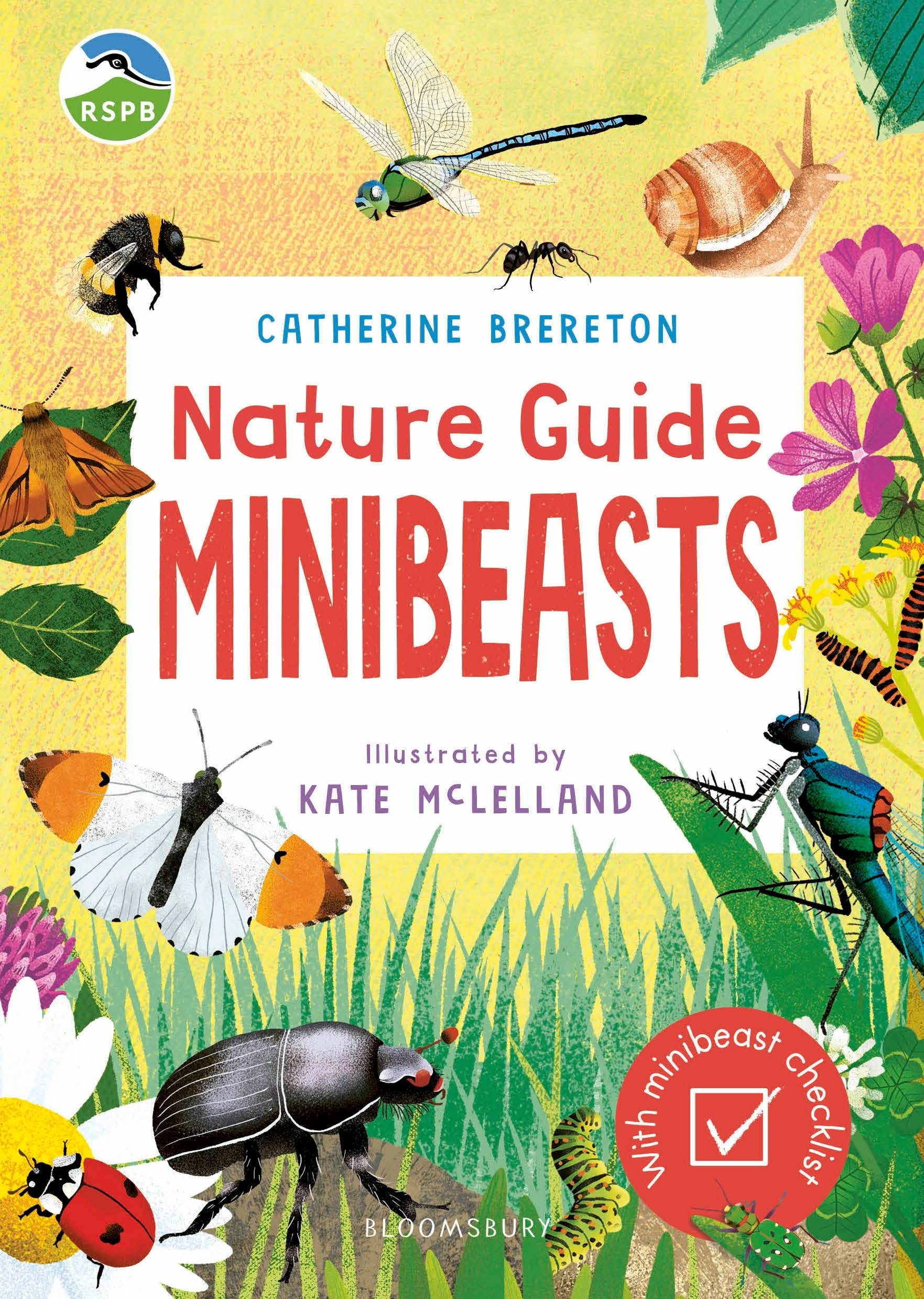 RSPB Nature Guide: Minibeasts by Catherine Brereton (Paperback Book)