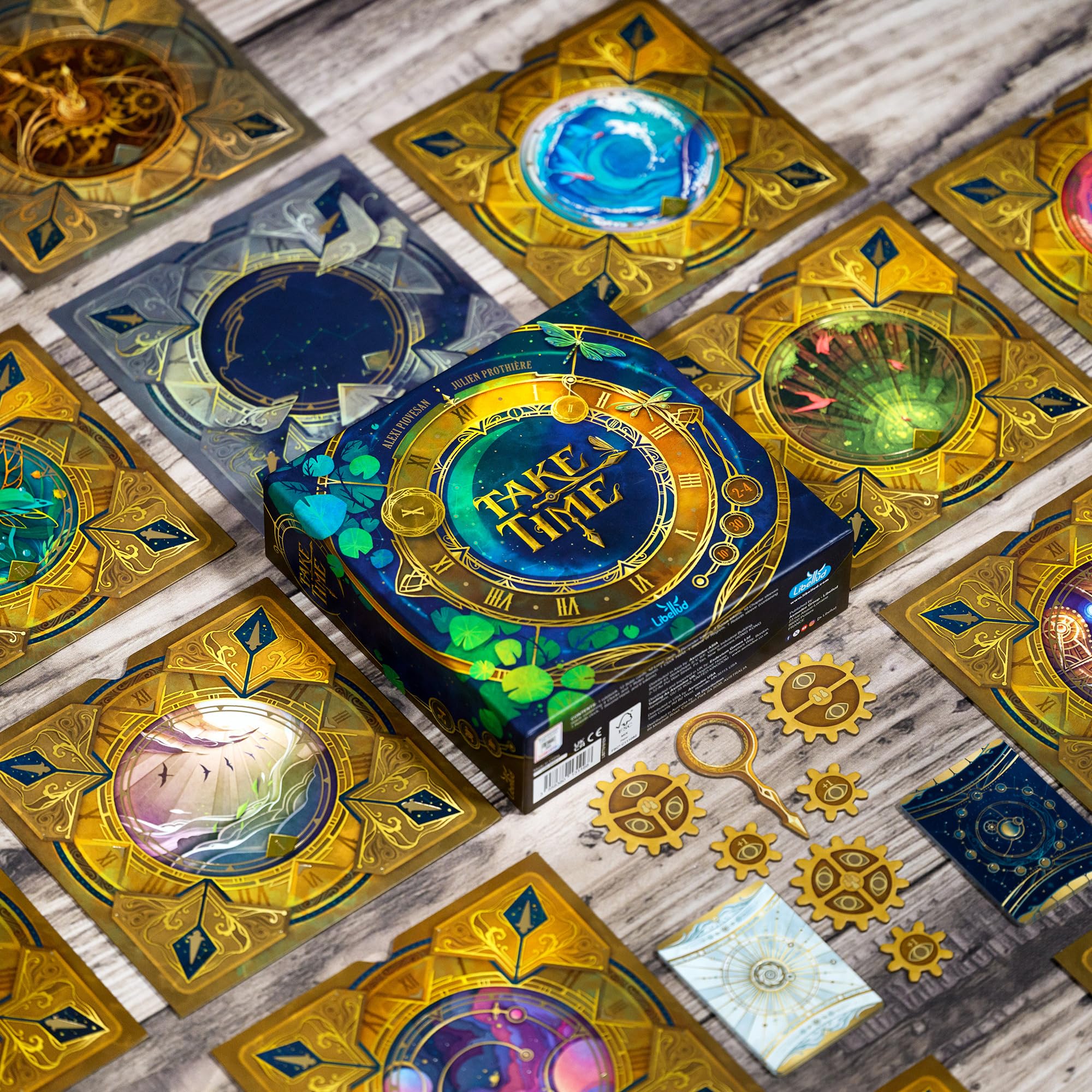 Asmodee | Take Time | Jeu de cartes coopératif | À partir de 10 ans | 2 à 4 joueurs | Temps de jeu de 30 à 45 minutes