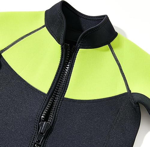 Vista 20 de Traje de neopreno para niños y niñas, 3T 4 T, chaqueta de neopreno de 0.079 pulgadas, talla juvenil 6-14 0.118 in Kid Top-Rosa