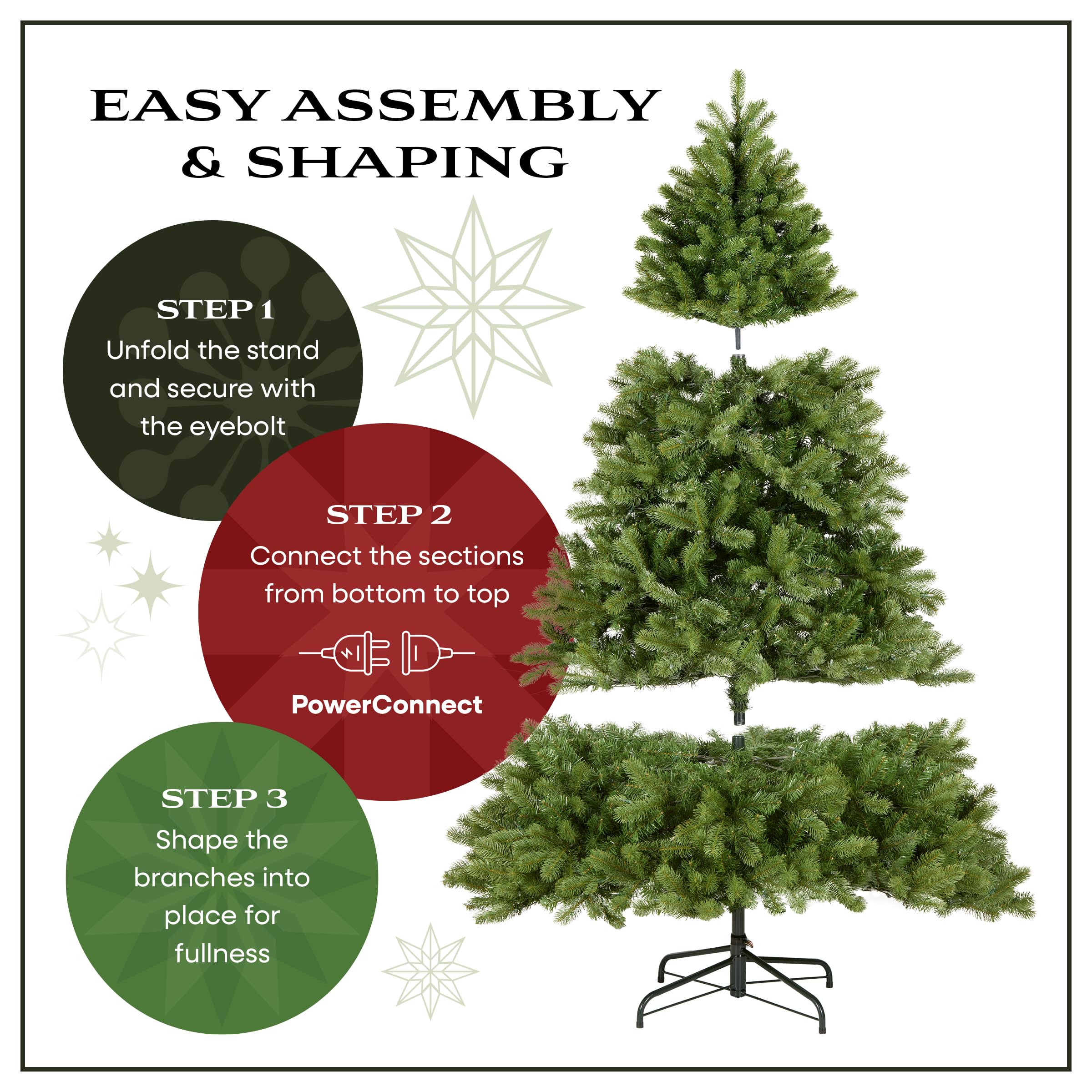 Amazon.com: National Tree Company 7 ft Pre-Lit Dunhill Fir