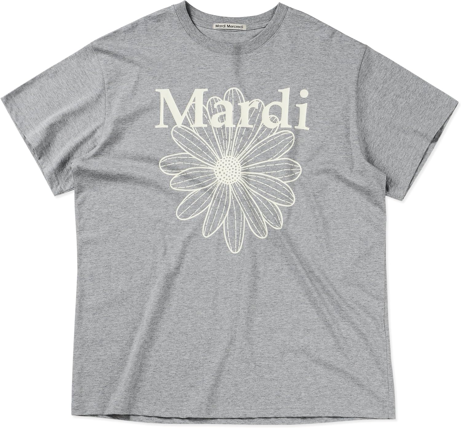 Unisex FLOWERMARDI Graphic T-Shirt, 100% Cotton, Relaxed Fit, Gender-Inclusive Bold Logo - Image 2