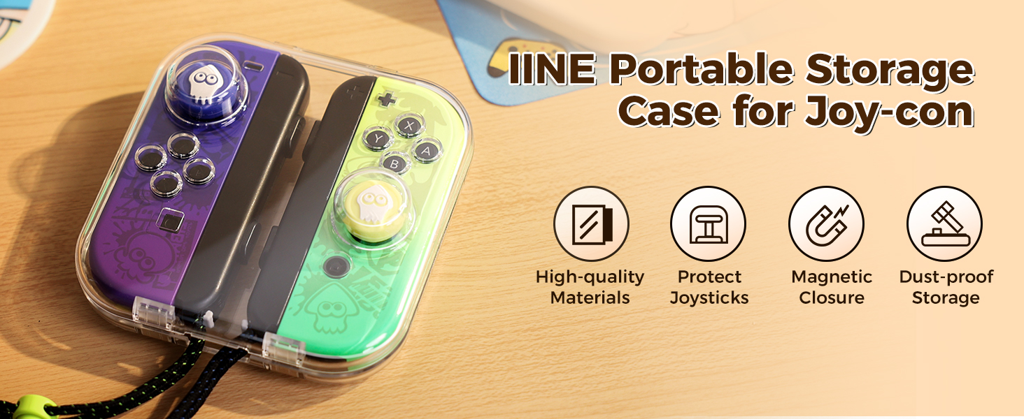 Amazon.com: IINE Mini Storage Case for Joy-con, Portable Dust