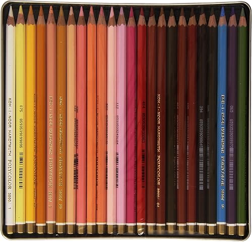 Miniatura 2 de KOH-I-NOOR Lápices de colores para retratos de artista (24 unidades)