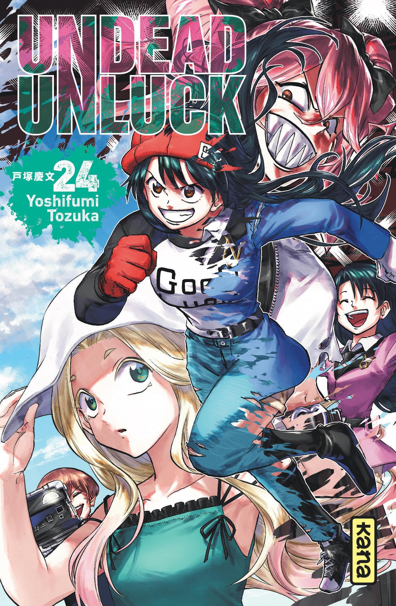 Undead unluck - Tome 24 - Yoshifumi Totsuka - Kana Eds - broché - Manga