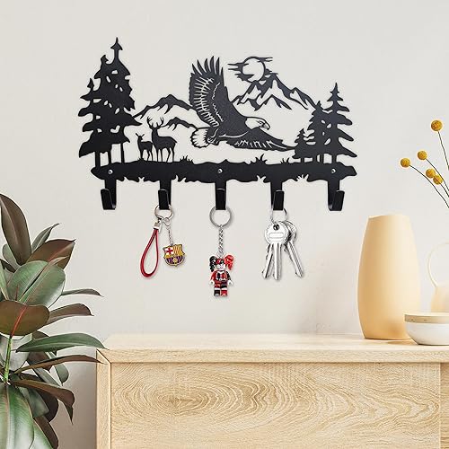 Miniatura 9 de VIVICOMFY Ganchos de vaquero occidental para decoración de pared, ganchos de vaquero y ganchos para llaves, perchero para ropa, sombreros y mochila,