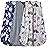 BSTOPPT 3 Pack Baby Sleep Sack 100% Rayon Cotton Baby Sleeping Bag 2-Way Zipper Toddler Wearable Blankets TOG 0.3. (Fox&Dinosaurs&Dark gray, 12-18 Months)