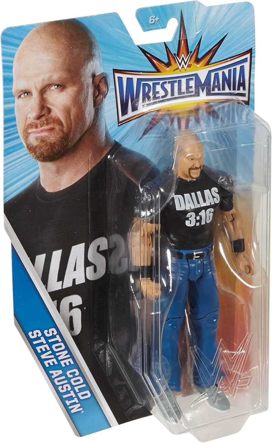 WWE Wrestlemania Stone Cold Steve Austin Figure