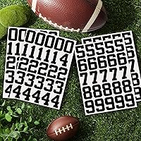 Vista 7 de Epakh 102 piezas de calcomanías de números para cascos deportivos de 1.25 pulgadas de vinilo, calcomanías adhesivas de números para cascos