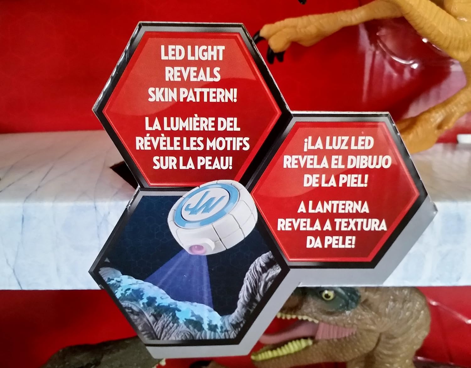 Jurassic World 2015 Toy Set Velociraptor Delta Dinosaur 4 Pack Exclusive