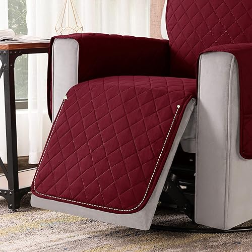 Vista 104 de Chun YI. - Funda reversible para sofá, funda para sillón, fácil de instalar, lavable, cubiertas para sala de estar. Negro