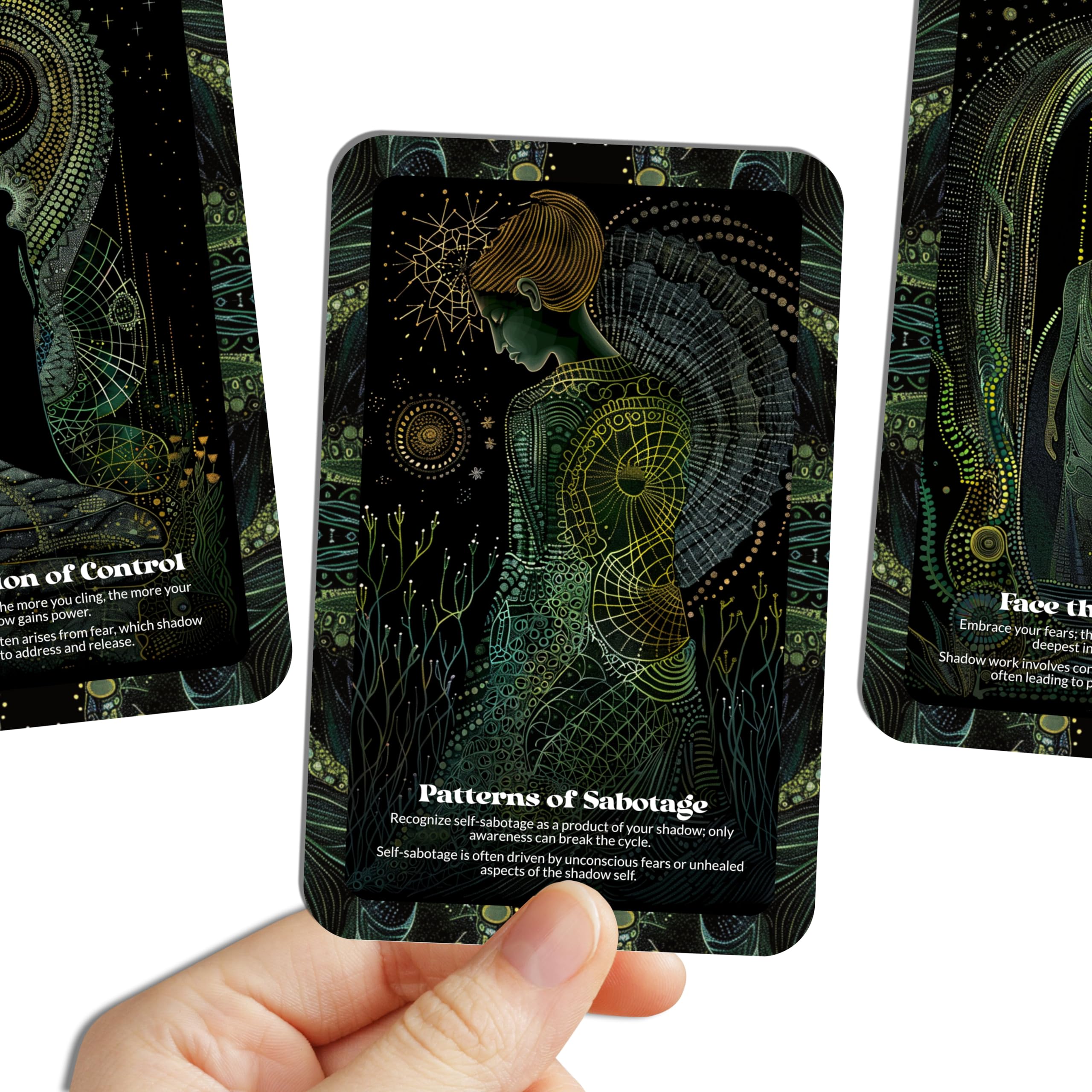 Ibiza Tarot Shadow Work Oracle - 22 Oracle Cards - Confronting and integrating Your Shadow - by Symbolika - Vision Cards - Divination Tool