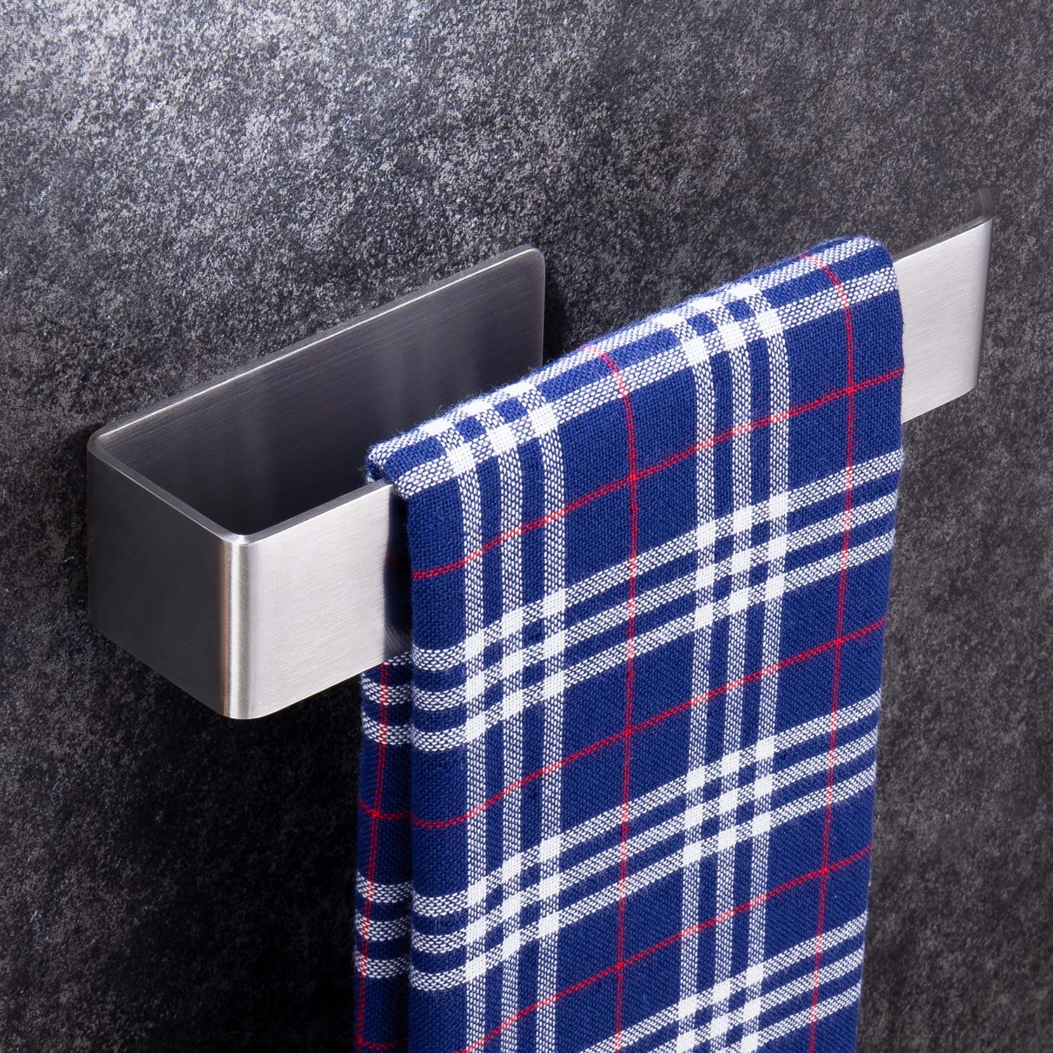 Porta Asciugamani Da Bagno Senza Fori - Adesivo Forte, Acciaio Inox, Fino A 20kg, Design Moderno