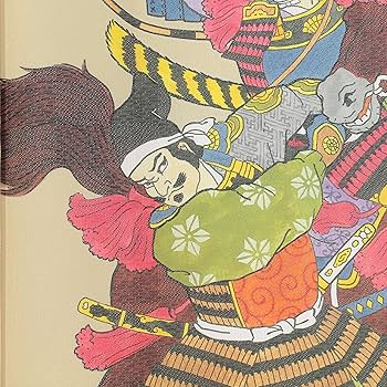 Amazon.co.jp: narumikk のれん 浮世絵 武将 侍 武士 和柄 和風