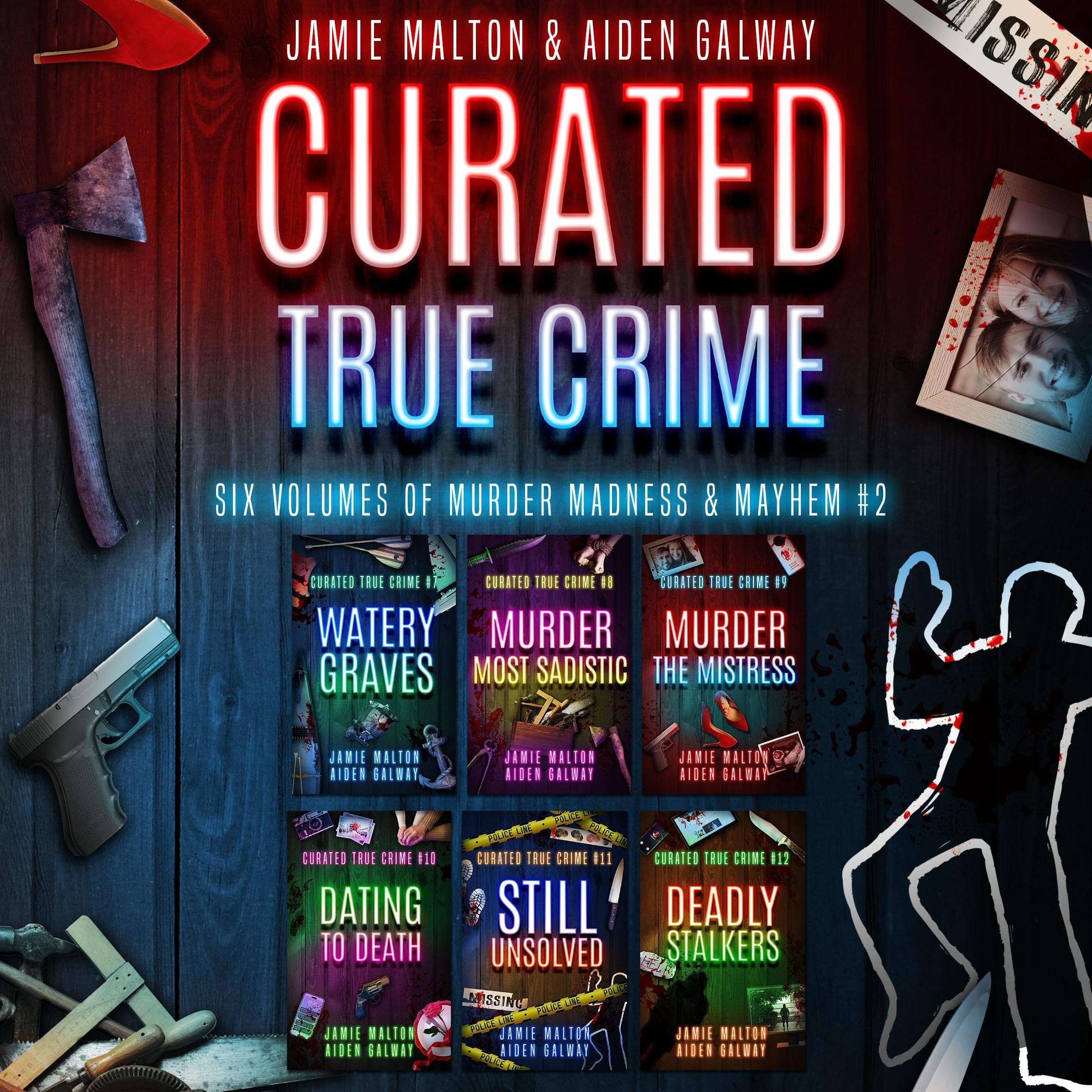 Cover art for Curated True Crime: Six Volumes of Murder, Madness & Mayhem #2