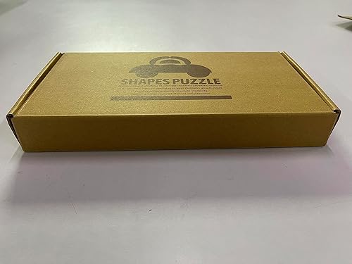 Miniatura 8 de Coogam - Juego de rompecabezas de madera con forma de Tangram, juego de apilamiento de clasificación de colores, rompecabezas de animales de madera,