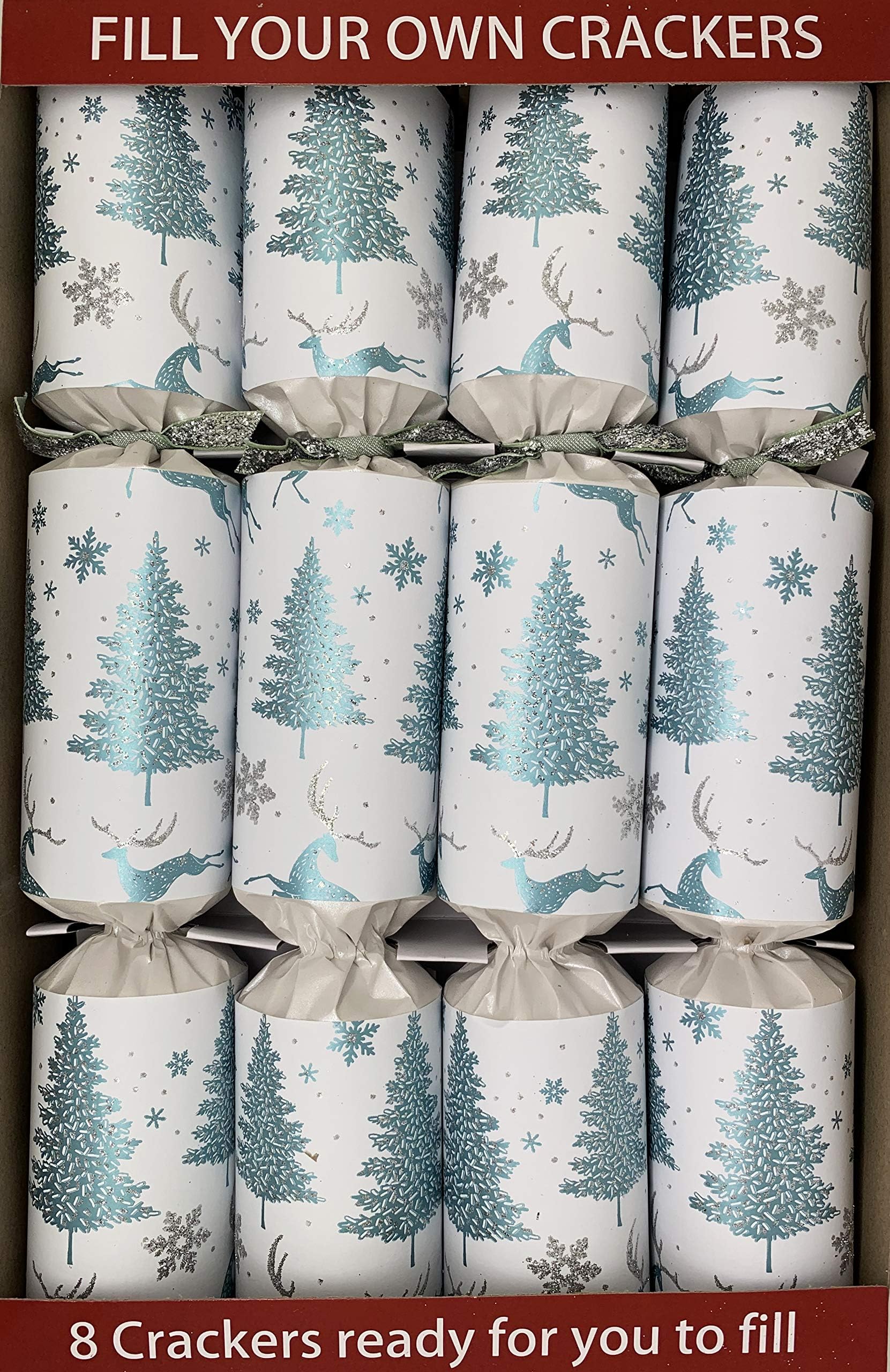 Crackers Robin Reed - Set of 8 x Dawn in the Forest Fill Your Own Christmas
