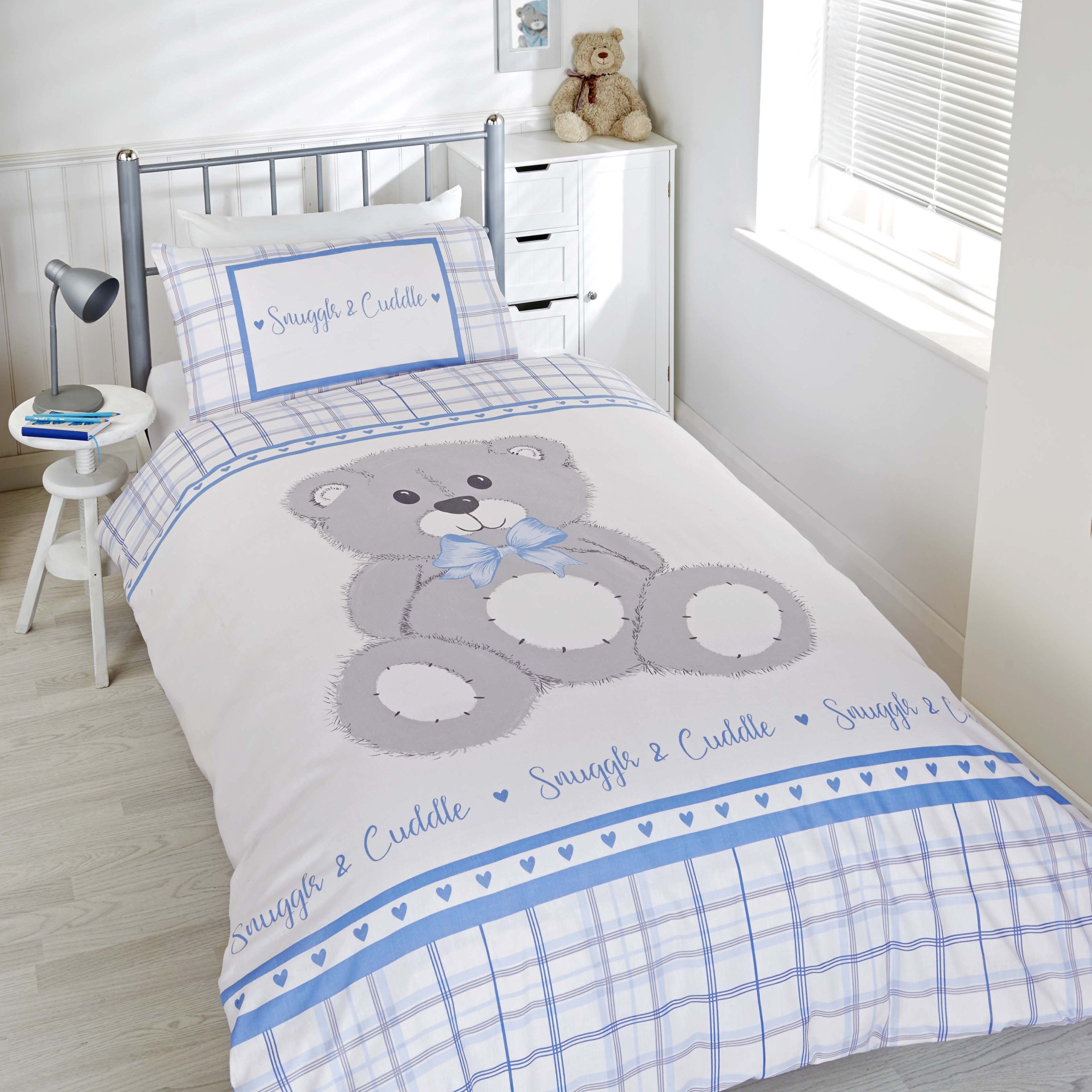 Rapport Home - Duvet Cover Set - Polycotton - Single - Blue
