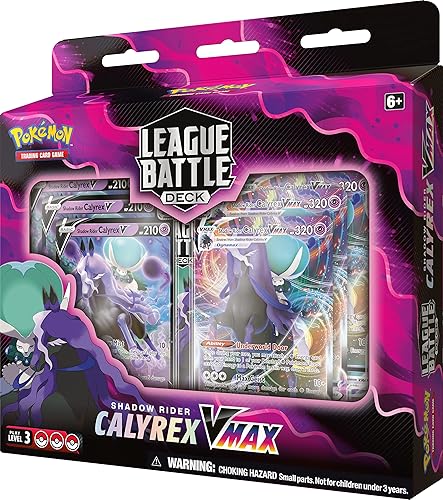 Miniatura 3 de Pokémon TCG: Shadow Rider Calyrex VMAX League Battle Deck (60 cartas listas para jugar, 3 cartas de aluminio V y 3 cartas VMAX de aluminio)