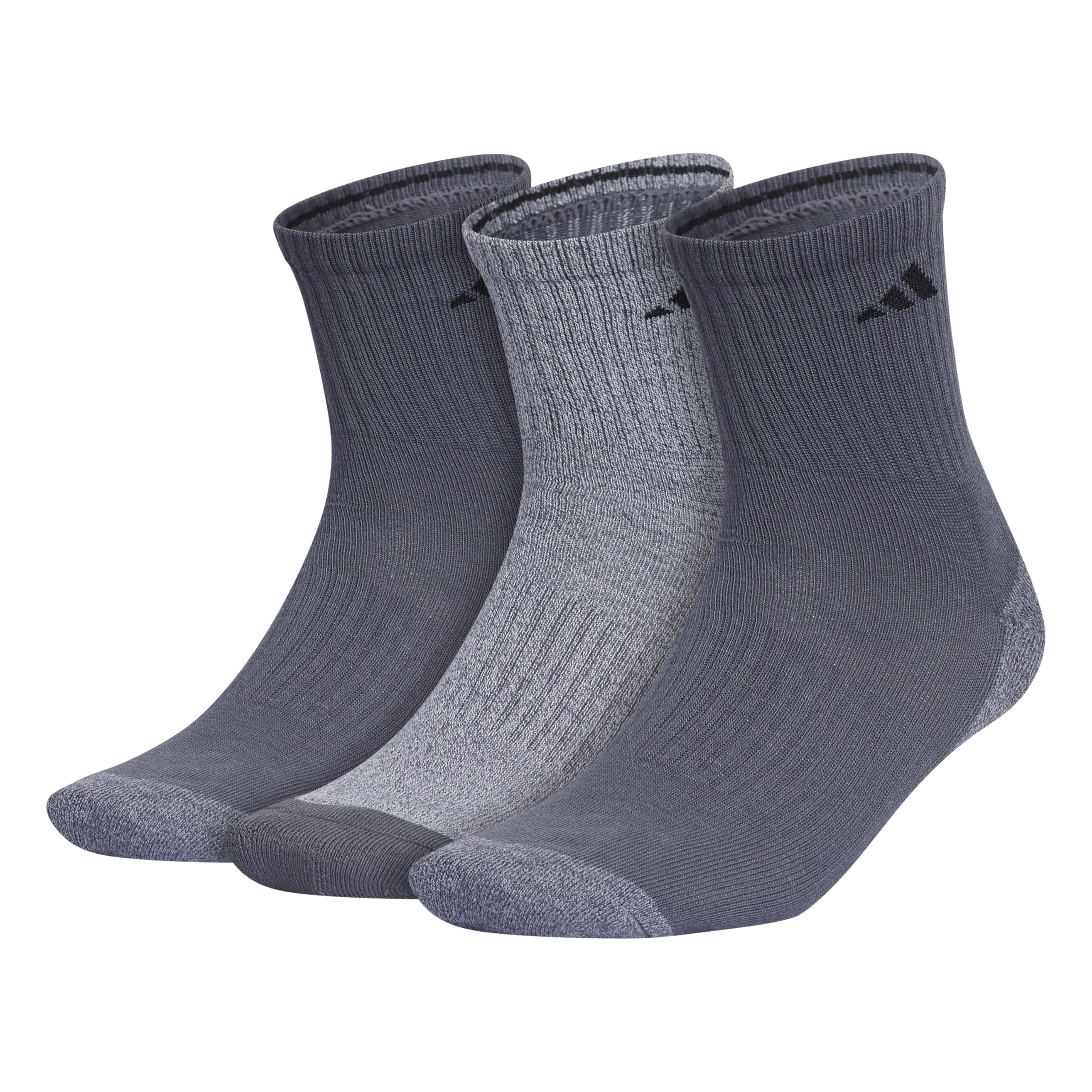 adidas Men's Cushioned X 3 Mid-Crew Socks (3-Pair)