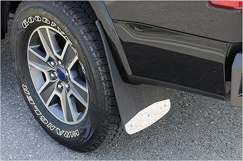 Miniatura 10 de LUVERNE 251440 Protectores de lodo de goma texturizados delanteros o traseros de 12 pulgadas x 20 pulgadas, Chevrolet Silverado, GMC Sierra 1500,