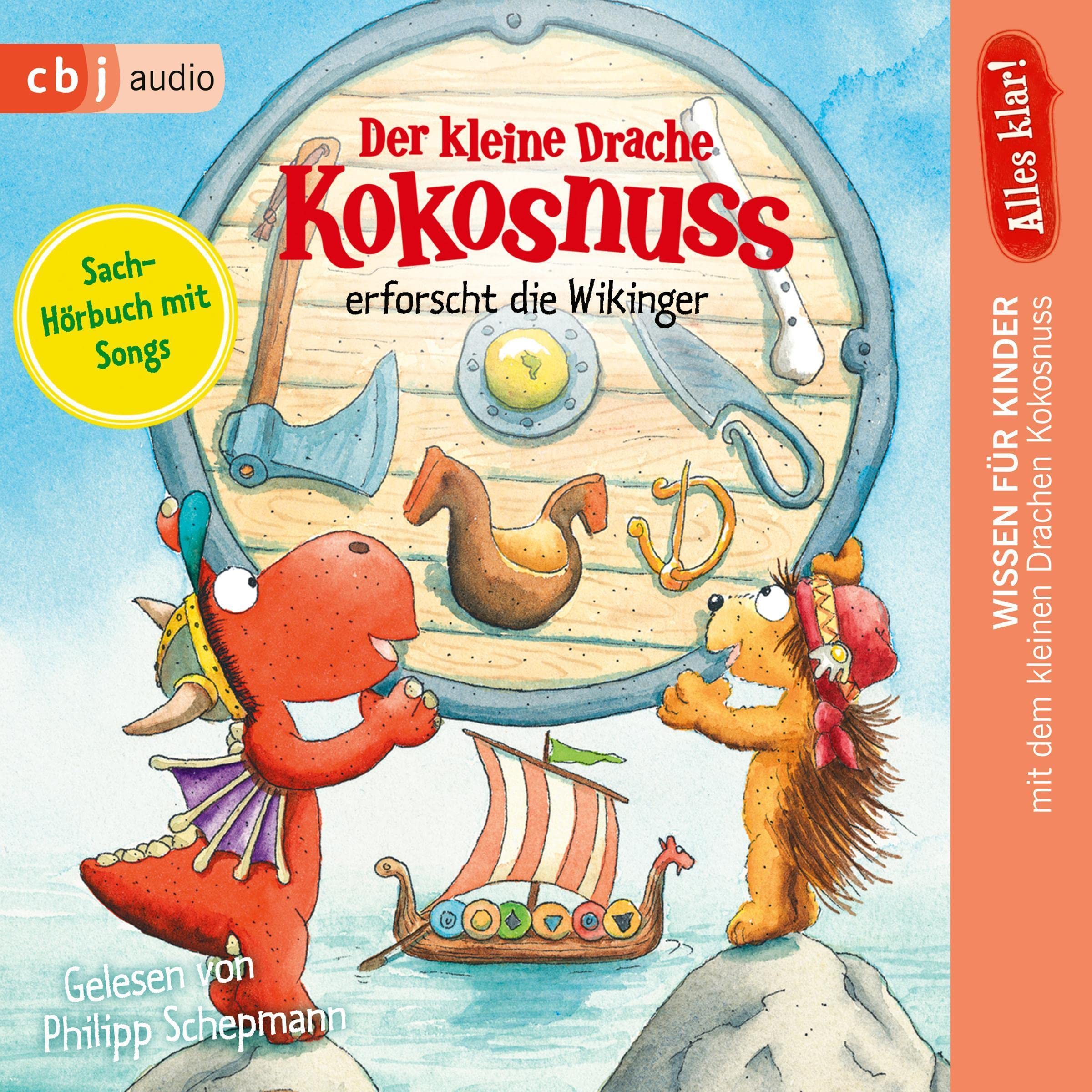 Cover art for Alles klar! Der kleine Drache Kokosnuss erforscht die Wikinger