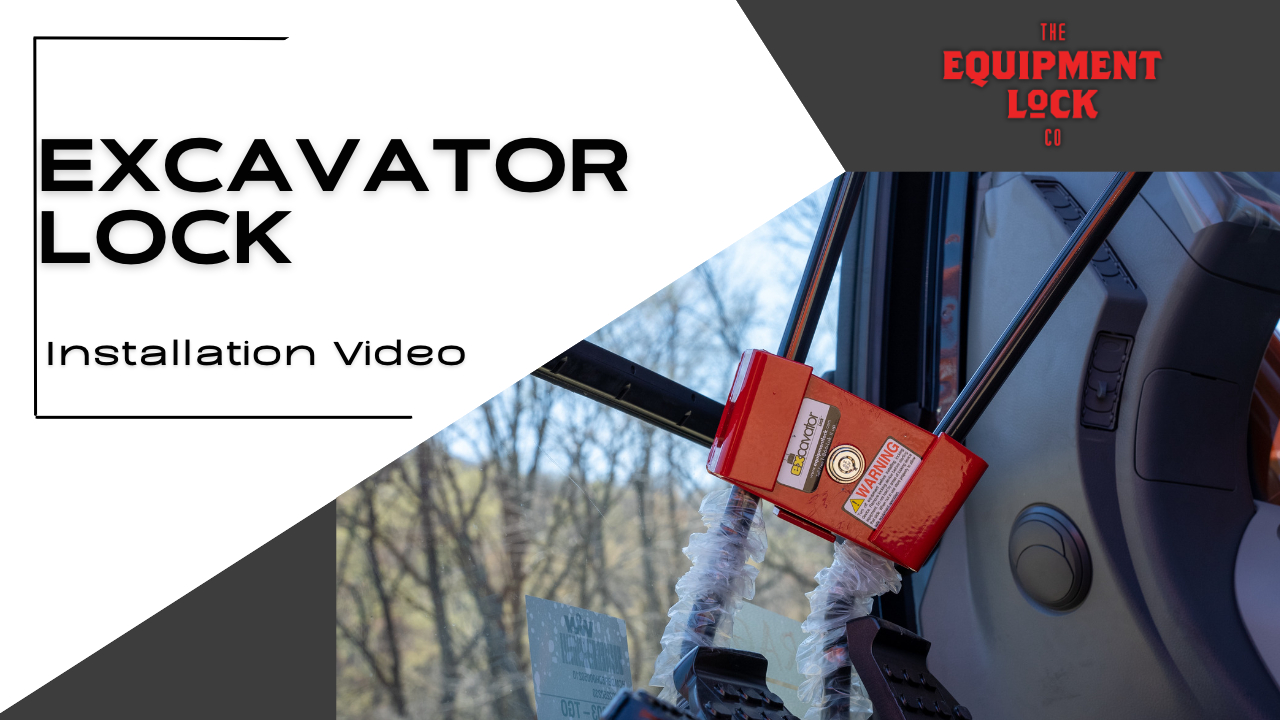 Equipment Lock Excavator Lock - Anti Theft Lock for Earth