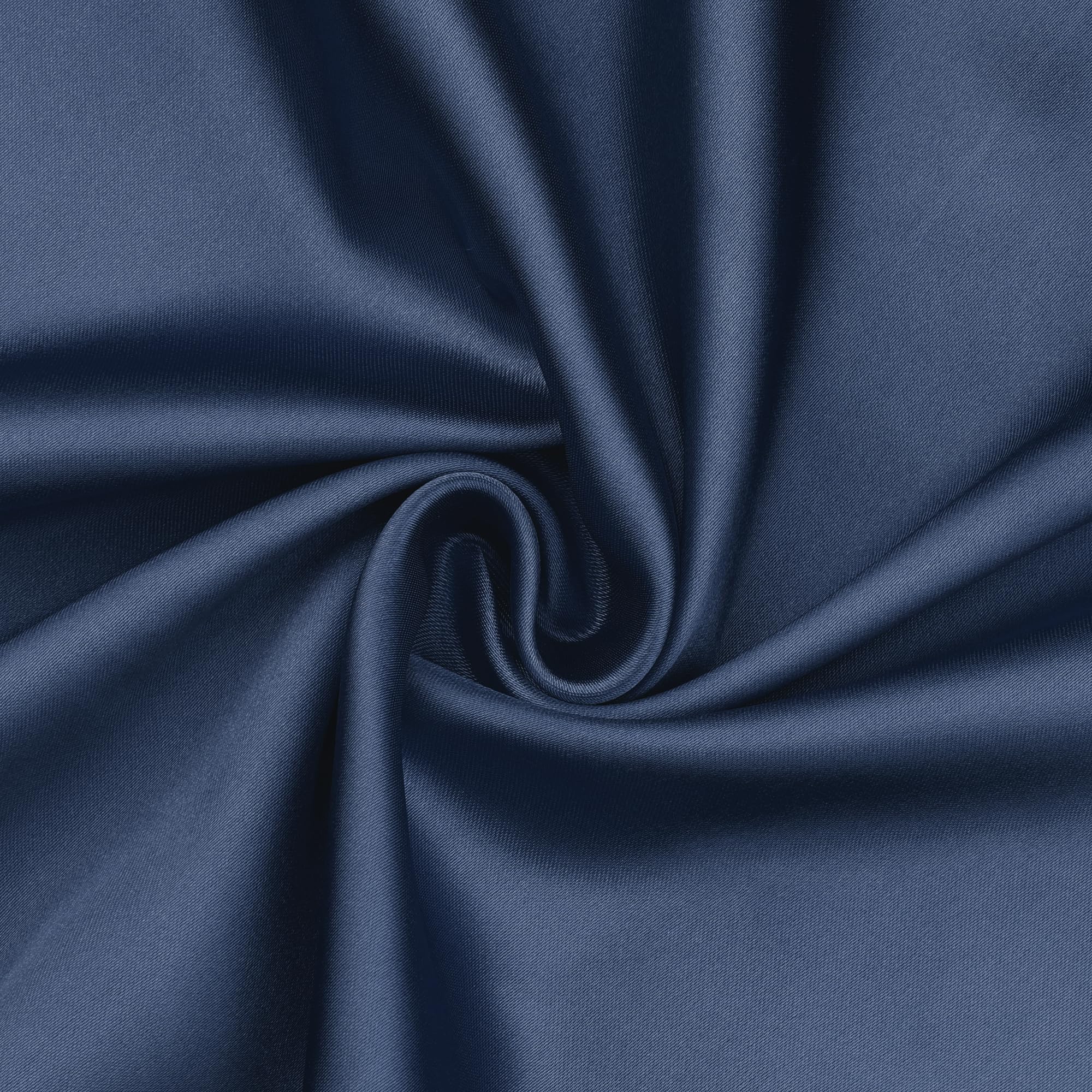 uxcell Satin Pillowcase for Hair and Skin Soft and Smooth Set of 2 with Envelope Closure, Gifts for Friends Dark Blue Queen (51x76cm) - Image 3