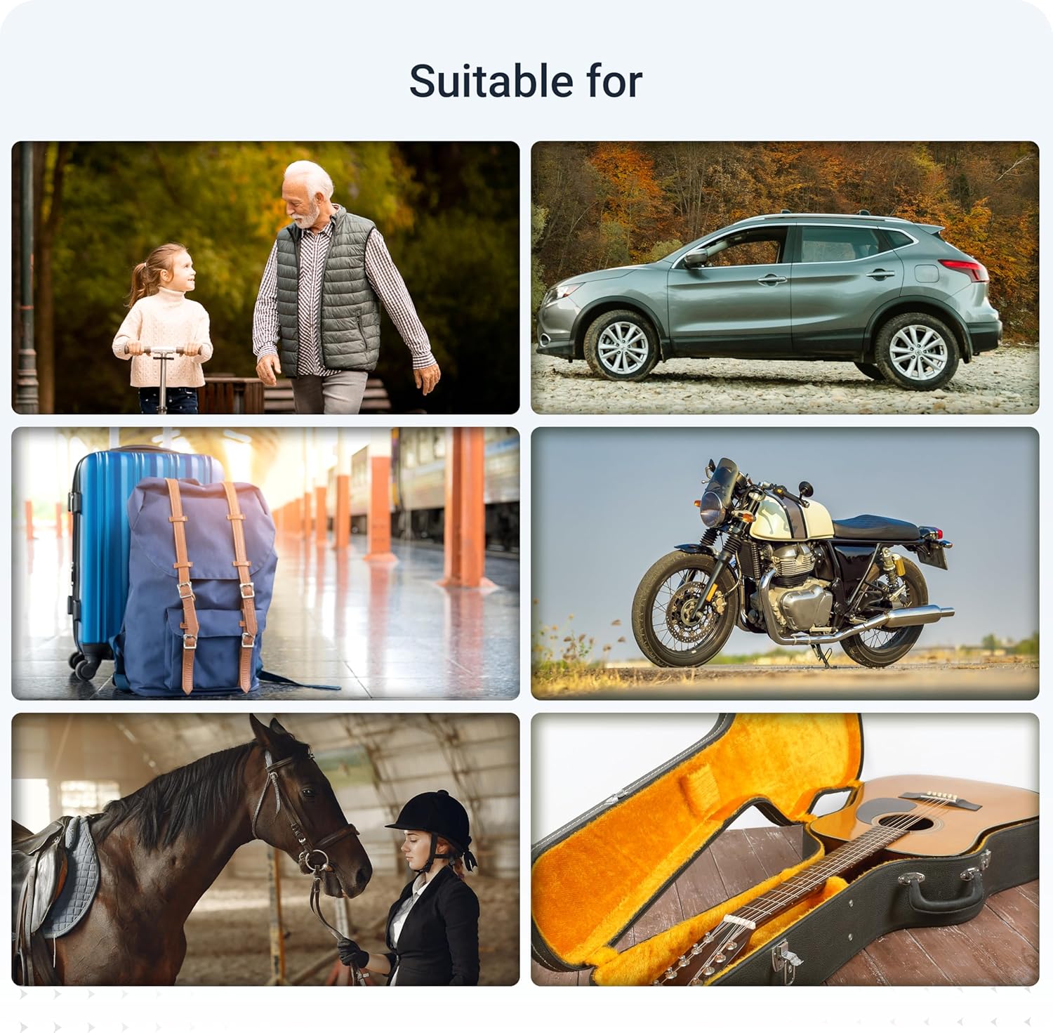 PAJ Allround Finder 4G - Real-Time GPS Tracking for Cars, Motorcycles, Kids & Seniors - SOS Button, Voice Messages & Up to 40-Day Battery for Safety & Security