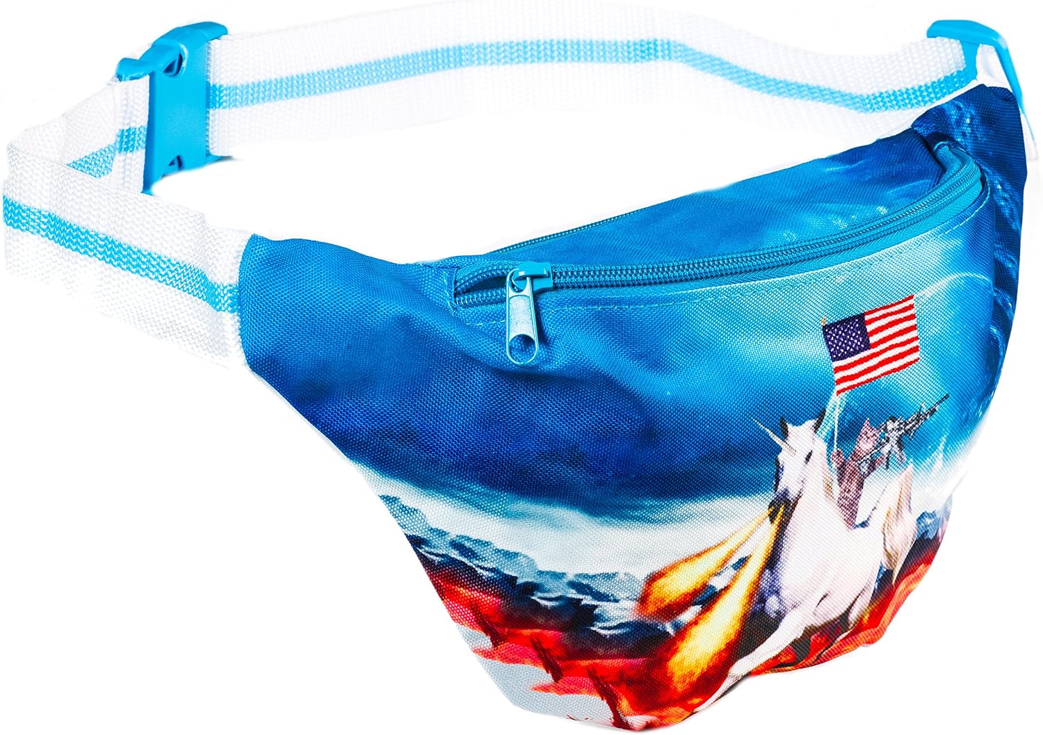 Funny Guy Mugs Space Cat Fanny Pack - Unicorn