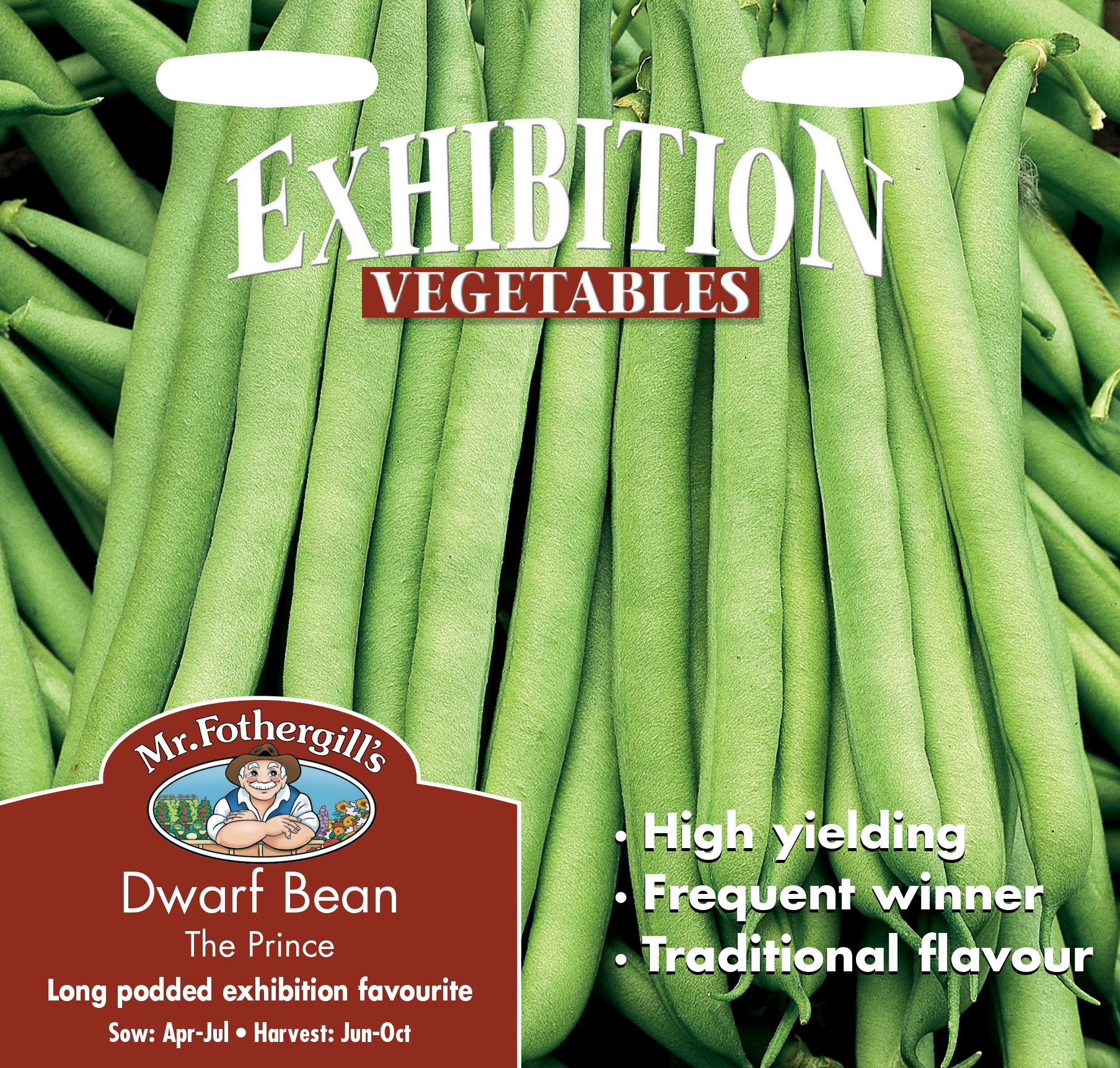 Mr Fothergill's 17885 Vegetable Seeds, Dwarf French Bean The Prince