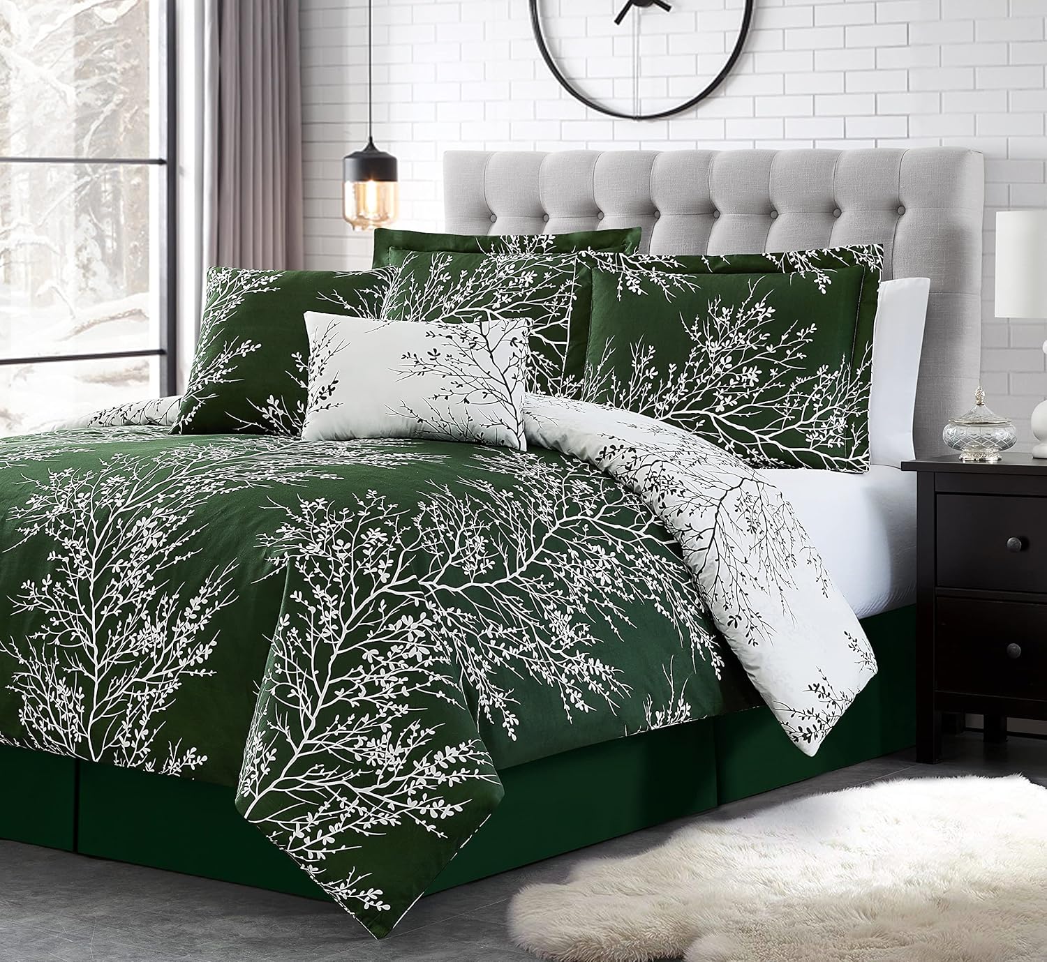 Spirit Linen 5 pcs Twin Comforter Set Cozy Deep Sleep