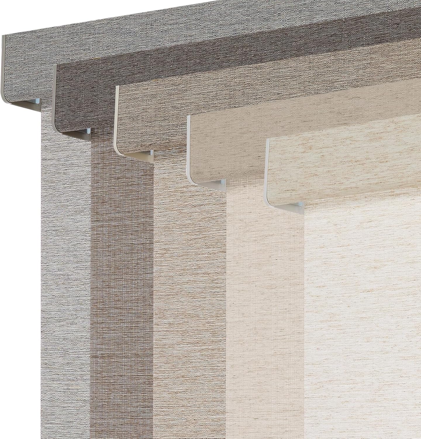 Persilux Light Filtering Roller Shades for Indoor Window Blinds,Cordless,Linen Fabric,Thermal Insulated Fabric UV Protection Shades for Home,Office,Bedroom,Door,Light Filtering-Cream,Custom Size Custom Size Light Filtering-cream